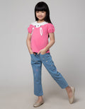 Little M Off Shoulder Kaos Anak Perempuan