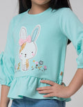 Little M Long Sleeve T-Shirt Embro Bunny