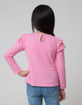 Little M Long Sleeve T-Shirt Balon Kerut Hello Cat