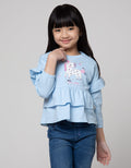 Little M Ruffle Layer Girls T-Shirt