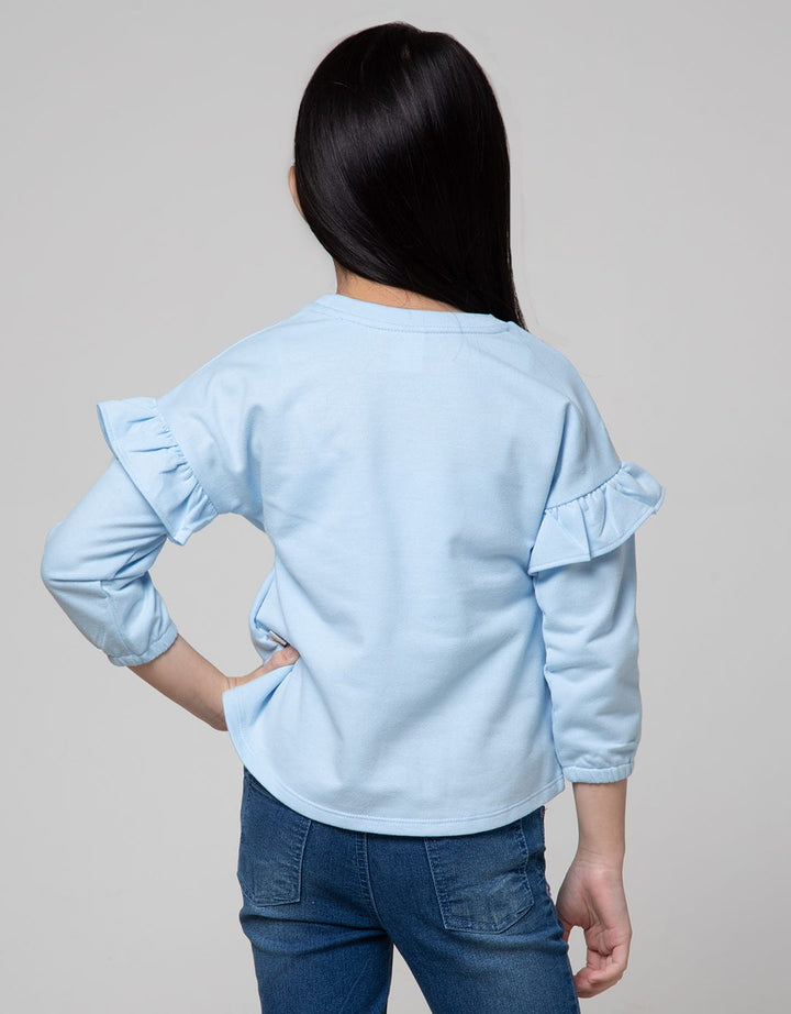 Little M Ruffle Layer Girls T-Shirt
