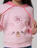 Little M Sweatshirt Hoodie Bear Kantong Kanguru