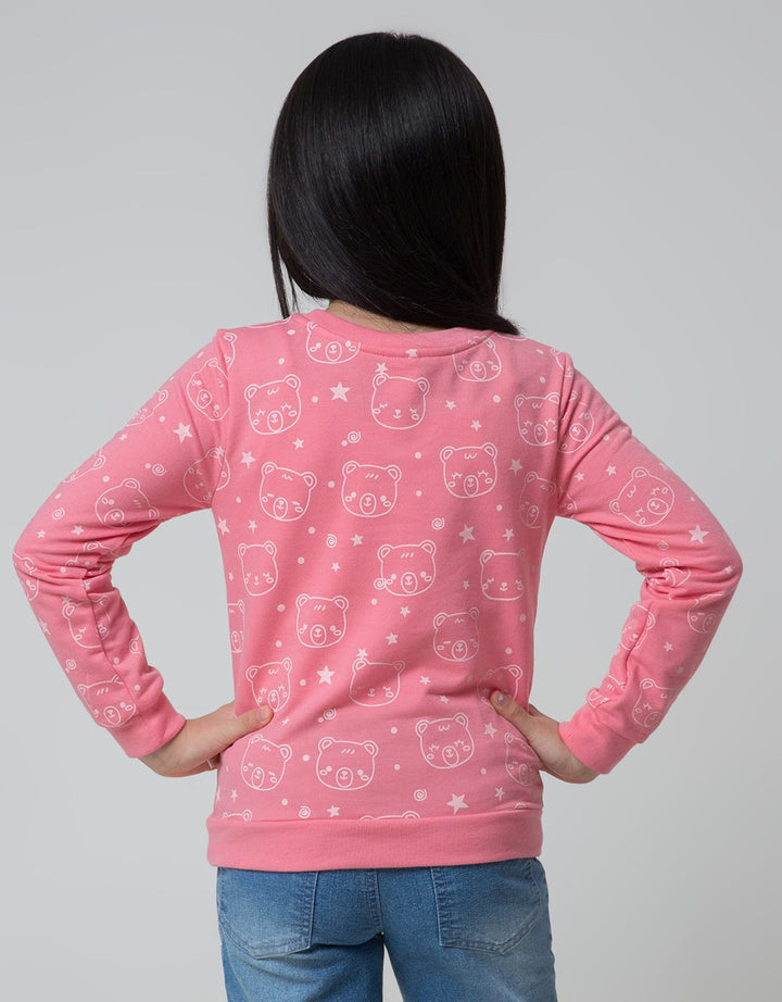 Little M Sweatshirt Full Print Bear