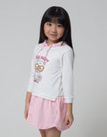 Little M Long Sleeve Midi Dress Hoodie Bear