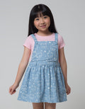 Little M Chambray Bear Dress Anak Perempuan