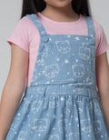 Little M Chambray Bear Dress Anak Perempuan
