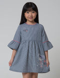 Little M Stripe Nonik Dress Anak Perempuan