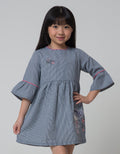 Little M Stripe Nonik Dress Anak Perempuan