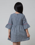 Little M Stripe Nonik Dress Anak Perempuan