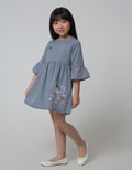 Little M Stripe Nonik Dress Anak Perempuan