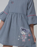 Little M Stripe Nonik Dress Anak Perempuan