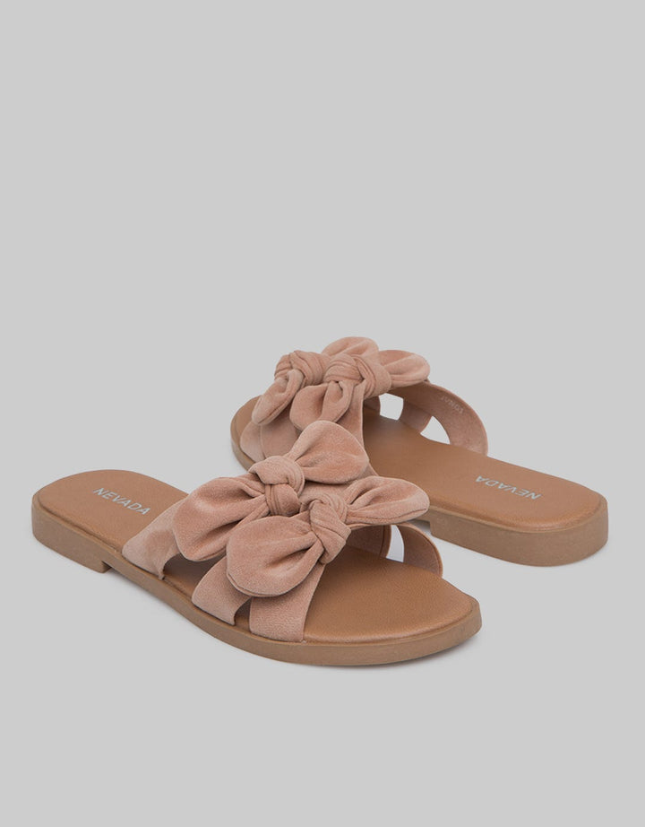 Nevada Tied Bow Sandal Slipper Anak Perempuan