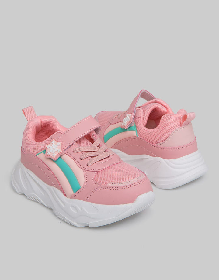 Nevada Kring Velcro Sneakers Anak Perempuan