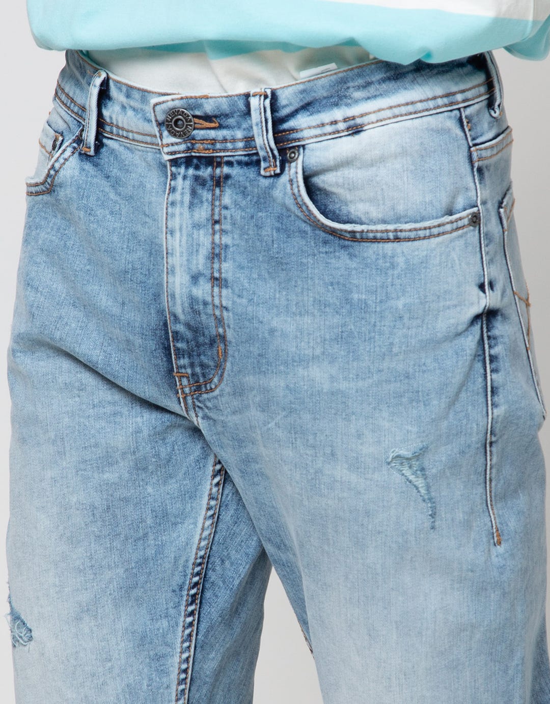 Nevada Slim Fit Half Side Men's Denim Pants