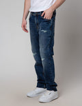 Nevada Denim Long Pants Regular Ripped