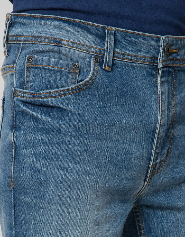 Nevada Denim Long Pants Slim Fit Small Ripped