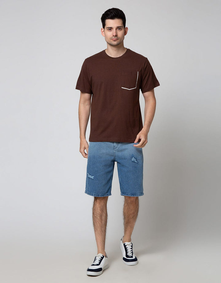 Nevada Denim Short Pants Ripped