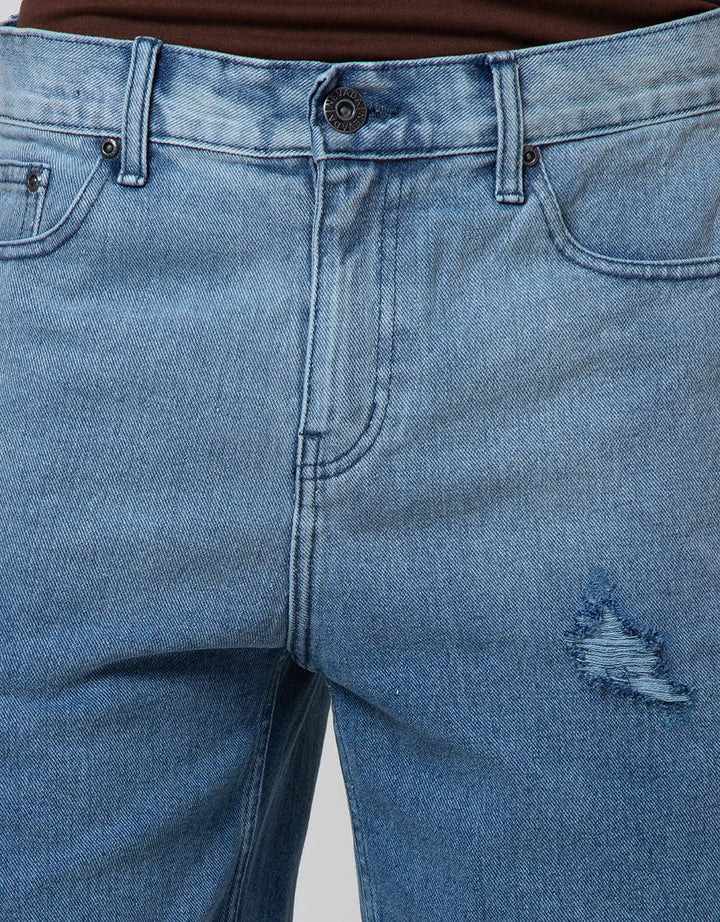 Nevada Denim Short Pants Ripped
