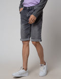 Nevada Damaged Alga Celana Denim Pendek Pria