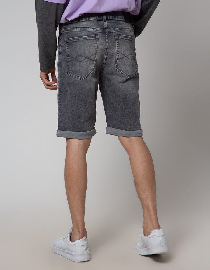 Nevada Damaged Alga Celana Denim Pendek Pria