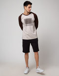 Nevada Knit Print Logo Celana Pendek Pria
