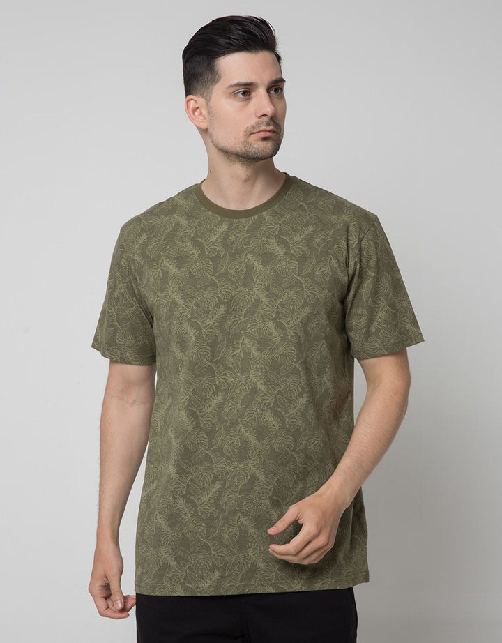 Cole Allover Leaves Men's Casual T-Shirt