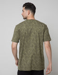 Cole Allover Leaves Men's Casual T-Shirt