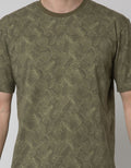 Cole Allover Leaves Men's Casual T-Shirt