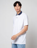 Cole Short Sleeve Polo Shirt With Mini Print Distance Dots