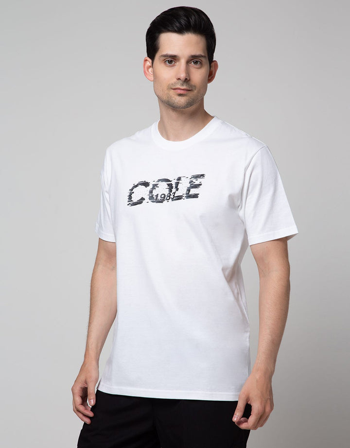 Cole Logo Print Men's Casual T-Shirt