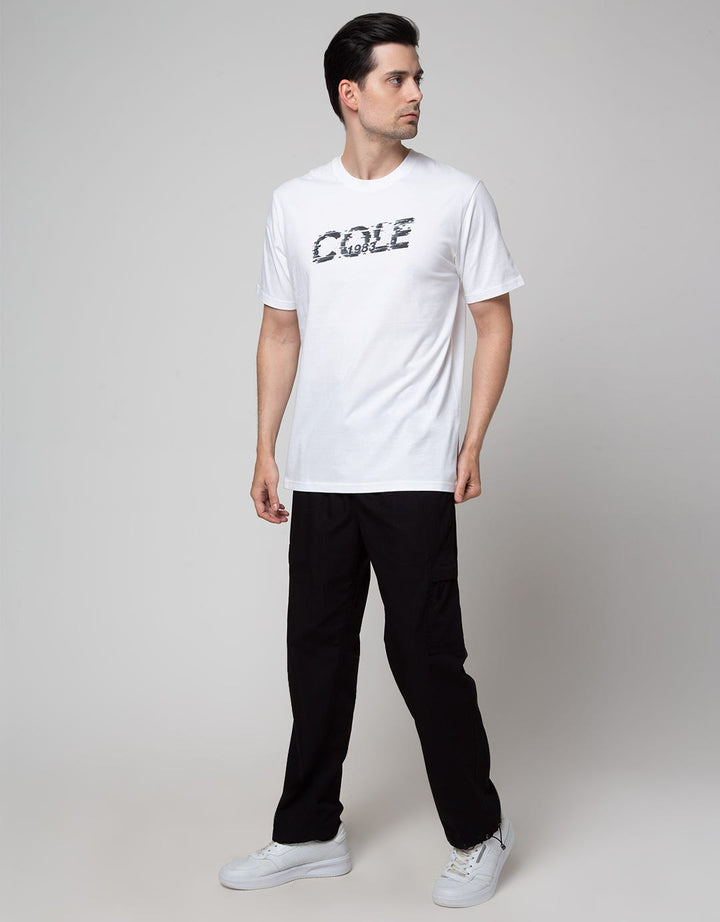 Cole Logo Print Men's Casual T-Shirt