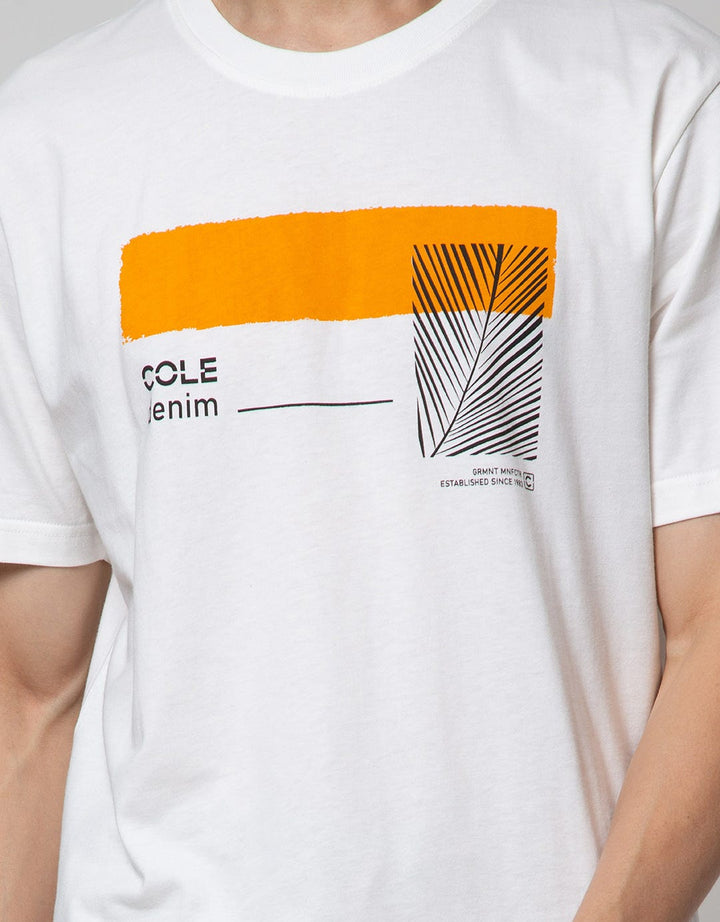 Cole Short Sleeve T-Shirt Palm Leave