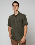 Cole Short Sleeve Polo Shirt Cross Printed