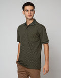 Cole Short Sleeve Polo Shirt Cross Printed