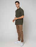 Cole Short Sleeve Polo Shirt Cross Printed
