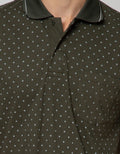 Cole Short Sleeve Polo Shirt Cross Printed