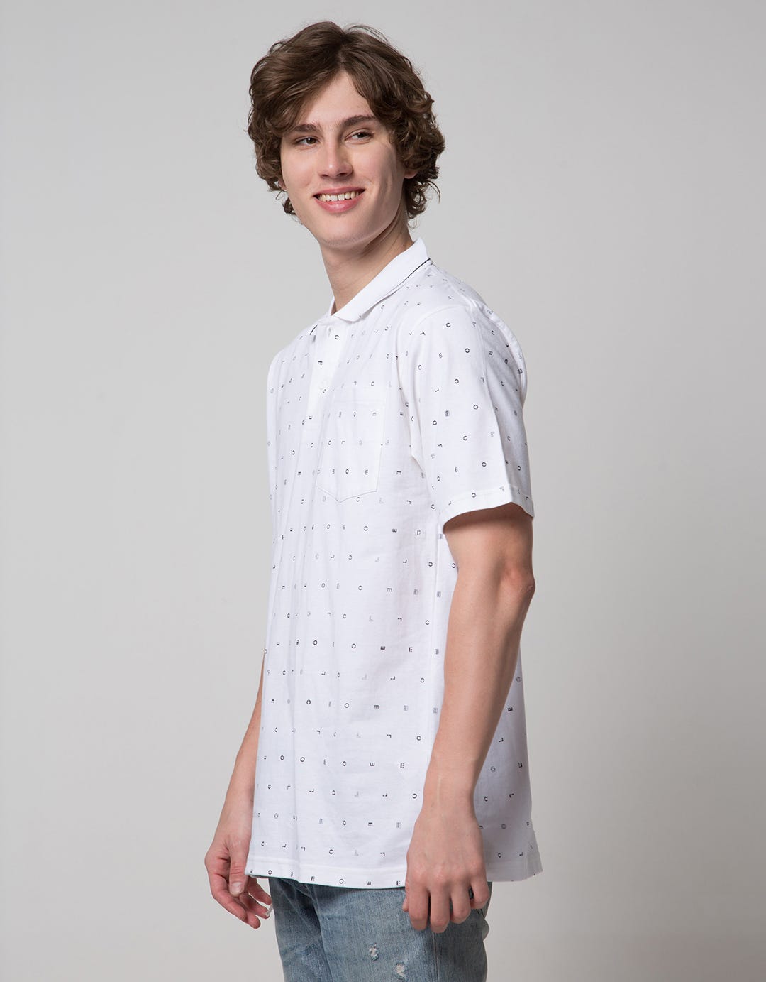 Cole Short Sleeve Polo Shirt Signature