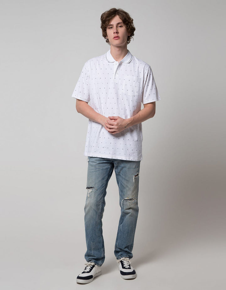 Cole Short Sleeve Polo Shirt Signature