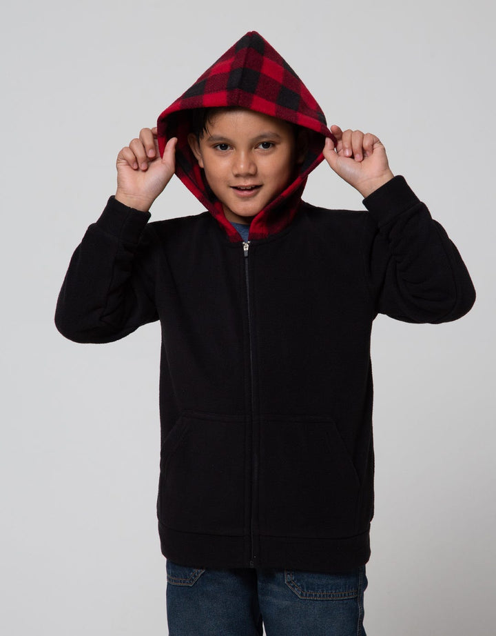 Nevada Hoodie Checked Jaket Anak Laki-laki