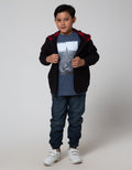 Nevada Hoodie Checked Jaket Anak Laki-laki