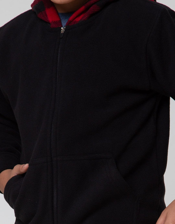 Nevada Hoodie Checked Jaket Anak Laki-laki