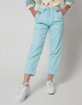 Nevada Long Pants Woven Twill Elastic Waistband Ribbon