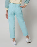 Nevada Long Pants Woven Twill Elastic Waistband Ribbon