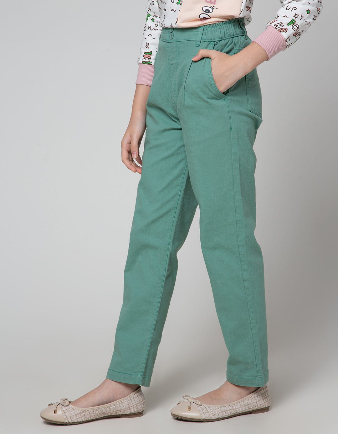 Nevada Long Pants Woven Basic Front Button