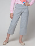 Nevada Long Pants Woven Kulot Stitching Pocket