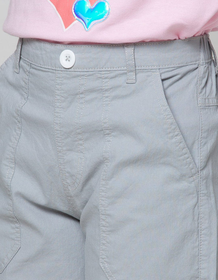 Nevada Long Pants Woven Kulot Stitching Pocket