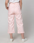 Nevada Long Pants Woven Kulot Stitching Bahan Twill Tebal