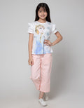 Nevada Long Pants Woven Kulot Stitching Bahan Twill Tebal