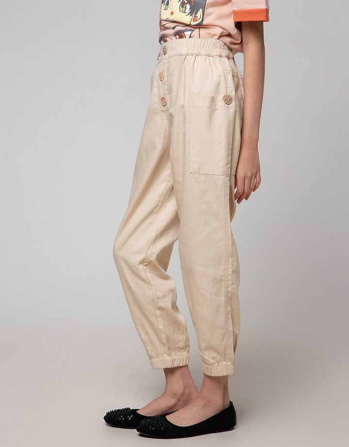 Nevada Button Fly Girls Jogger Pants