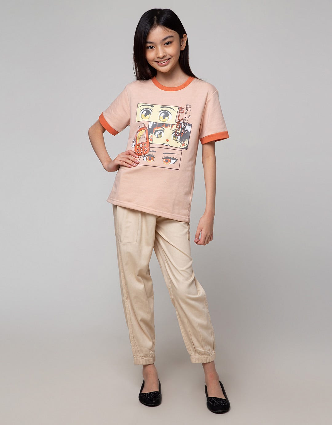 Nevada Button Fly Girls Jogger Pants